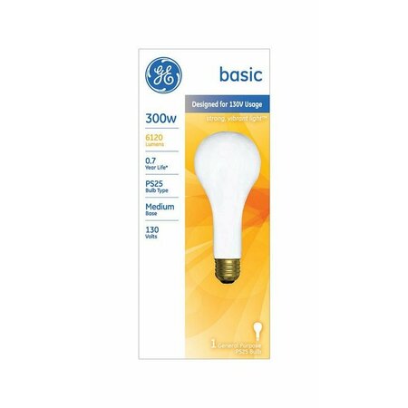 GE Bulb 300M/If Med 130V S4960